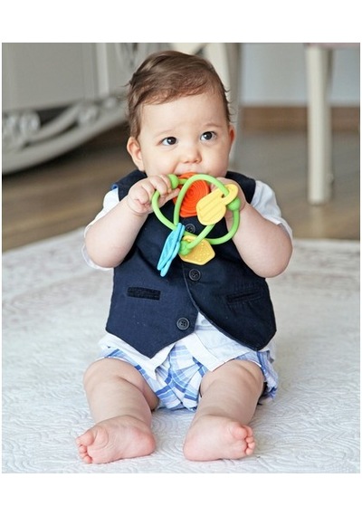 Kanz Kıvrımlı Çıngırak Bebek Oyuncak Knz-30750 Çok Renkli