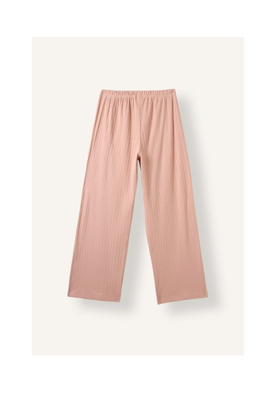 Defacto Regular Fit V Yaka Fitilli Dantel Detaylı 2li Pijama Takımı I4236ax26aubr105 Pembe-br105