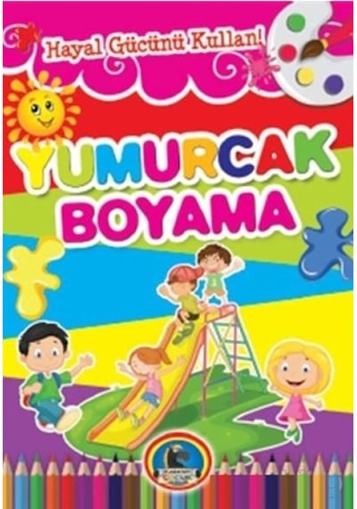 Yumurcak Boyama Kitabı 8 Takım - Aıaı-876440