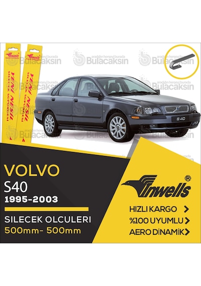 Volvo S40 Muz Silecek Takımı 1995-2003 İnwells