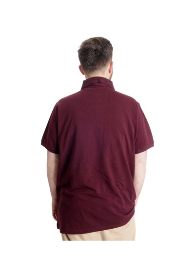 Mode Xl Büyük Beden Erkek T-Shirt Polo Super 23318 Mürdüm 001