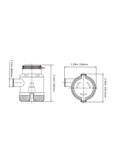 Seaflo Sintine Pompası 3000 GPH 12V