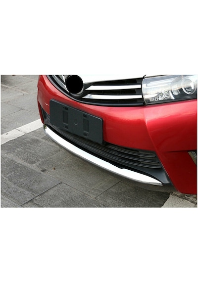 Toyota Corolla Uyumlu 2014-2016 Ön Tampon Çıtası Abs Krom