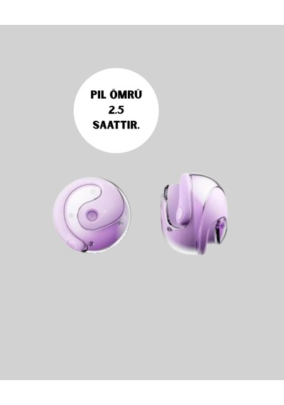 Kulak Arkası Bluetooth Kulaklık, Gürültü Azaltma Mor