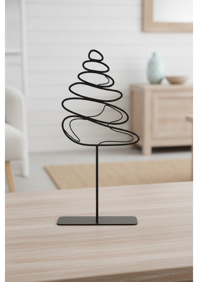 Zen Denge Taşları Tasarım Tek Çizgi Sanatsal Tasarım Metal Dekoratif Masaüstü Biblo