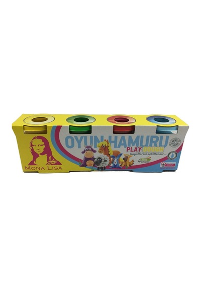 Mona Lisa Oyun Hamuru 480 Gr 4 Renk Sd244 Çok Renkli