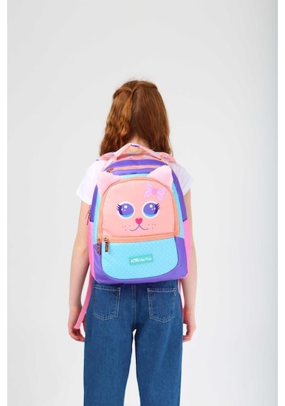 Kaukko Kids Sırt Çantası Cute Face Cat L5142