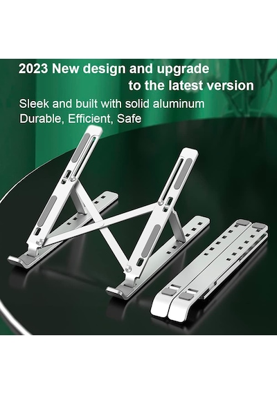 Dizüstü Bilgisayar Standı, Apple Uyumlu MacBook Dizüstü Bilgisayar Tutacağı, Ayarlanabilir Ergonomik Katlana