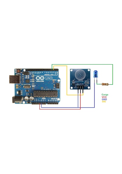 Robizstore-Arduino Ttp223B Dokunmatik Sensör Modülü 1 Buton