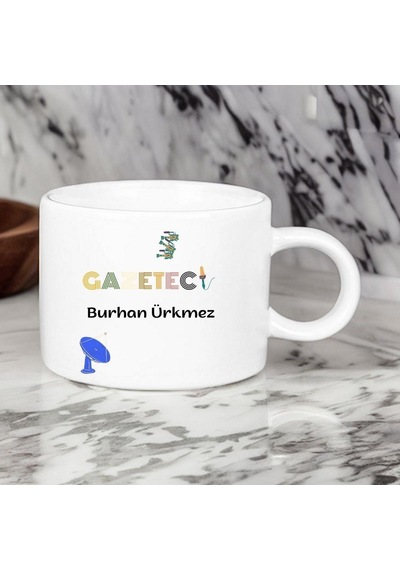 Gazetecilere Özel Motto Kahve Fincanı