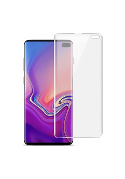 Samsung Uyumlu Galaxy S10 Plus Nano Kırılmaz Cam Ekran Koruyucu Şeffaf