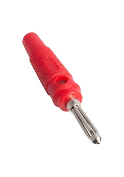 Banan Fiş Siyah-kırmızı Silikonlu Jack Ic-238b