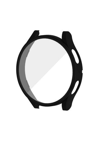 Galaxy Uyumlu Watch 5 44mm Sert Pc Kasa Ve Ekran Koruyucu Mkst Watch Gard 14 - Siyah
