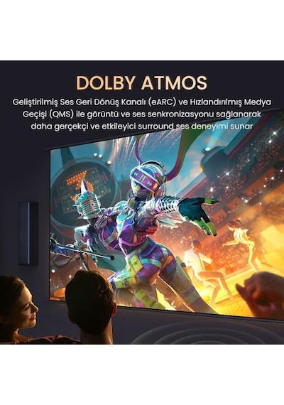 Type-c To Hdmı Kablo 8k 60hz 4k 240hz Hdr 3d 48gbps Örgülü Usb-c To Hdmı Kablo 2 Metre