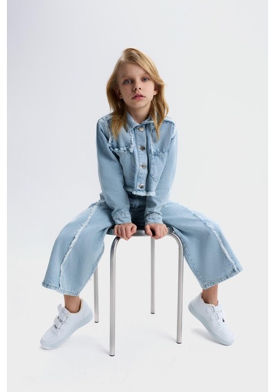 Nk Kids Kız Çocuk Mıusa Pantolon Nk-51718-y Açık Mavi