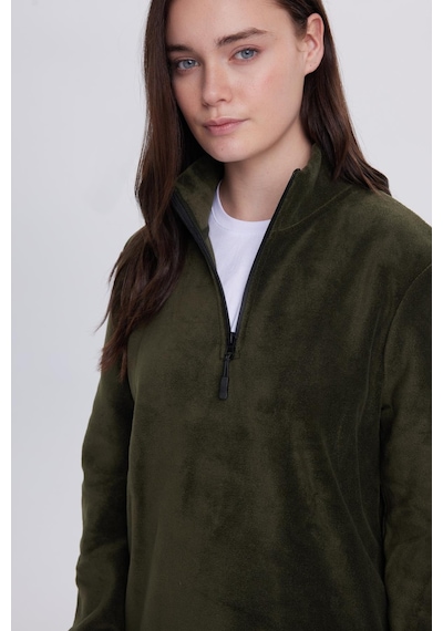 Tudors Kadın Standart Fit Anti-pilling Tüylenme Yapmayan Soğuk Geçirmez Koyu Haki Bato Yaka Polar Sweatshirt-41782 Koyu Haki Tudors Kadın Standart Fit Anti-pilling Tüylenme Yapmayan Soğuk Geçirmez Koyu Haki Bato Yaka Polar Sweatshirt-41782 Koyu Haki