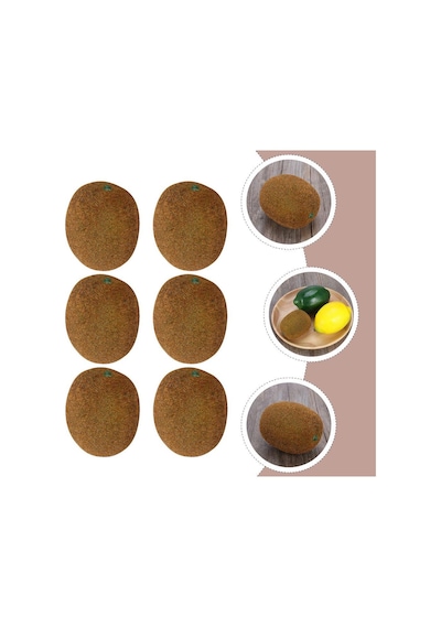 Yapay Meyve Kivi Fake Fruit 6 Lı Paket