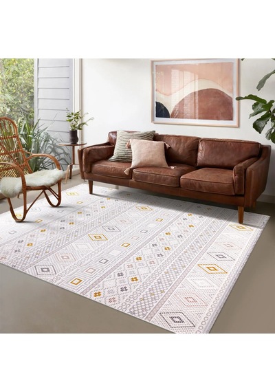 Kreasyon Halı Cunda Cn013 Krem Yolluk