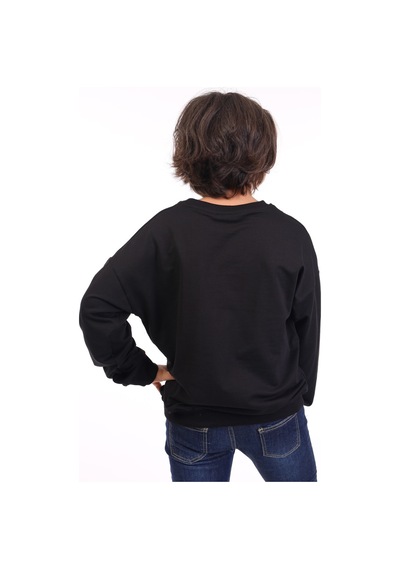 Toontoy Kids Toontoy Erkek Çocuk Sweatshirt Siyah