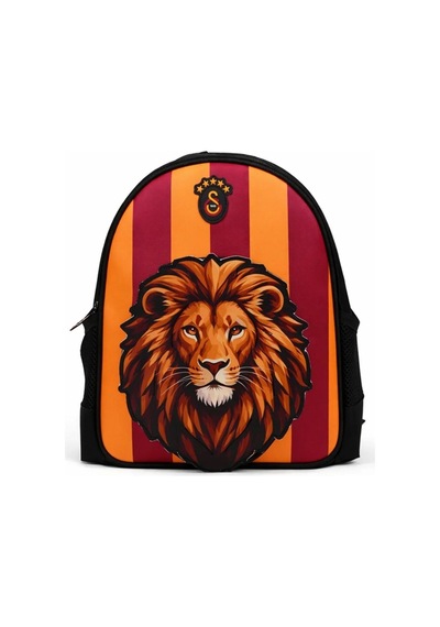 Galatasaray Lisanslı 3d Aslan Desenli 2 Bölmeli Anaokulu Çantası Karışık Renkli