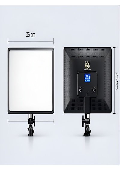 14 İnç Kare Soft Işık Led Panel Profesyonel Makyaj Fotoğraf Video Çekim Işığı Tripodlu