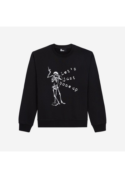The Kooples Classic Erkek Siyah Sweatshirt