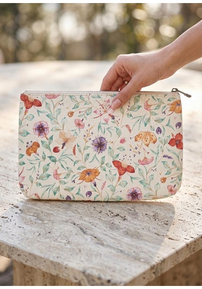 The Mia Clutch Flower 27 X 19 Cm Çok Renkli