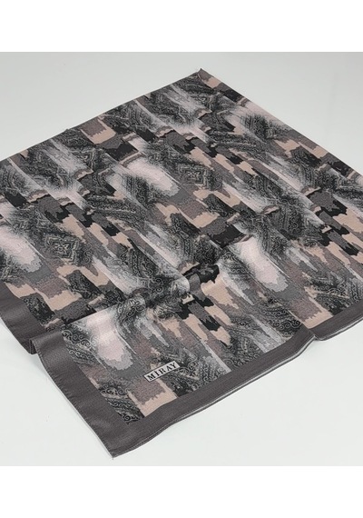 Miray Nevada Büyük Boy Organik Pamuk Eşarp - 120 X 120 - 06451 Füme