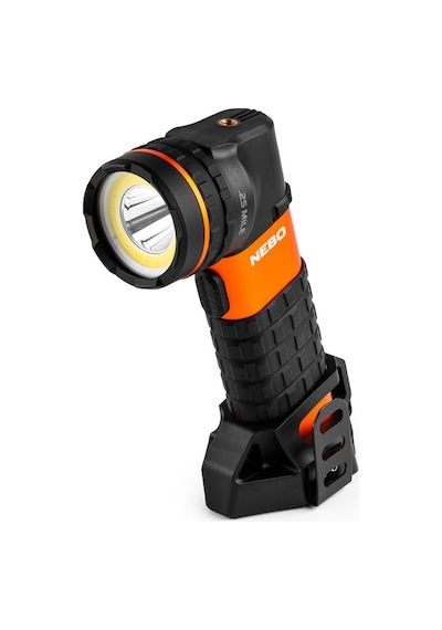 Nebo Master Sl25 Şarjlı El Feneri 600 Lümen Spt-1005-g Siyah - Turuncu