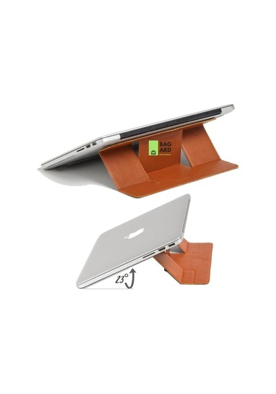 Bagard Tablet Notebook Laptop Standı Katlanabilir Stand Ergonomik Uyumlu Taba20001