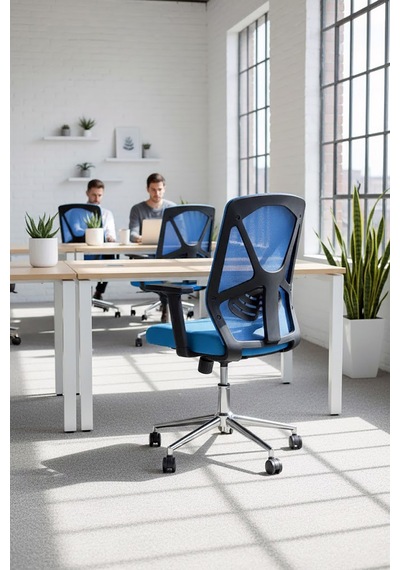 Ofisbazaar Dolphin Siyah Fileli Çalışma Koltuğu Ergonomik Şef Ve Toplantı Koltuğu Açık Mavi Mavi Ofisbazaar Dolphin Siyah Fileli Çalışma Koltuğu Ergonomik Şef Ve Toplantı Koltuğu Açık Mavi Mavi