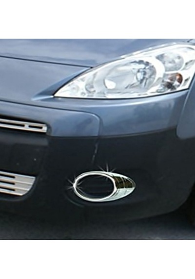 Peugeot Partner Tepee 2008 - 2016 Sis Far Çerçevesi Abs Krom