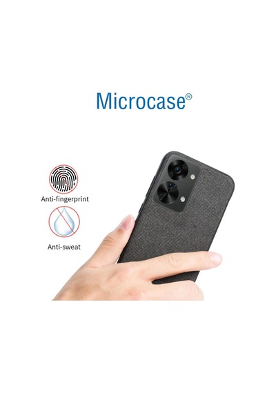 Microcase Oneplus Nord 2T Fabrik Serisi Kumas Ve Deri Desen Kilif 559233798