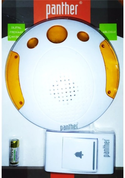 Panther Pt-8200 Kablosuz Kapı Zili-Işıklı Kapı Zili Pil Dahil