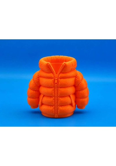 3d Baskı Şişme Mont Kalemlik - Masaüstü Organizer-turuncu Diğer