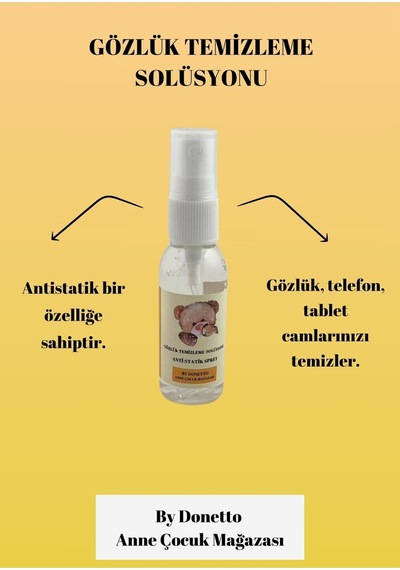 Gözlük Temizleme Spreyi Solüsyonu Şeffaf - 628660628