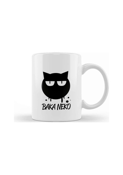 Baka Neko Anime Manga Cat Kedi Kupa Bardak Porselen Karışık