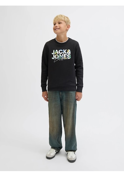 Jack & Jones Jack&jones Jjgeplas Erkek Çocuk Sweatshirt 12279606 Siyah