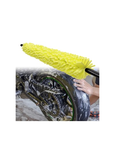 Araba Jant Scrubber Tekerlek Temizleyici Fırça Jant Lastik Jant Motosiklet Jant 1 Pcs