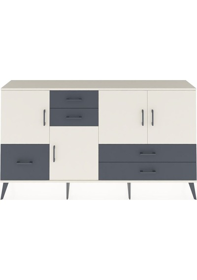 Arges Konsol 4 Raflı 5 Çekmeceli 4 Kapaklı 176x30x99 Aytaşı-aytaşı/antrasit Aytası/antrasıt - Aytası Arges Konsol 4 Raflı 5 Çekmeceli 4 Kapaklı 176x30x99 Aytaşı-aytaşı/antrasit Aytası/antrasıt - Aytası