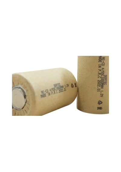 Sertec 1.2v Ni-cd 4/5 Sc 1000 Mah Kağıt Şarjlı Pil 3c Başsız/flat Head Evimdeyokyok