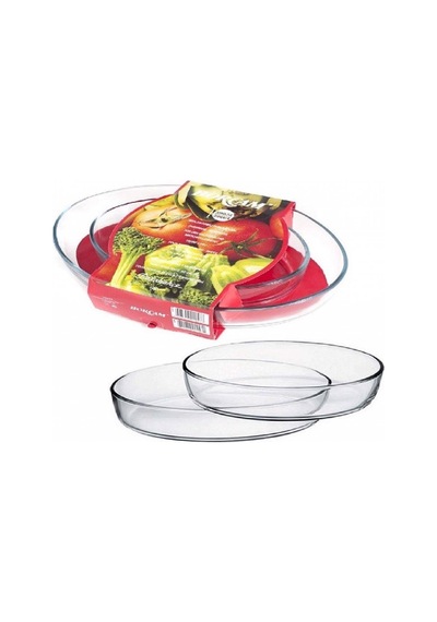 Paşabahçe 159033 2'li Oval Borcam Seti - Borcam Fırın Tepsisi