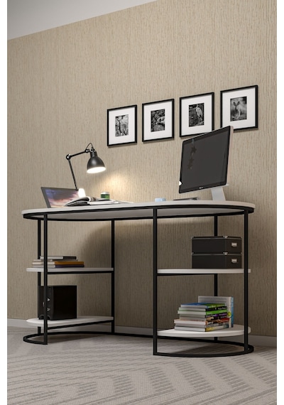 Çalışma Masası 140 Cm Bilgisayar Masası Çok Amaçlı Makyaj Masası Ofis Masası Yemek Masası Beyaz Beyaz Çalışma Masası 140 Cm Bilgisayar Masası Çok Amaçlı Makyaj Masası Ofis Masası Yemek Masası Beyaz Beyaz