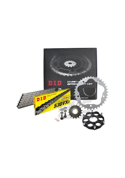 Did-Jt 2012-2017 Ducati Multistrada 1200 Pikes Peak Uyumlu Zincir Dişli Set Çelik Renk