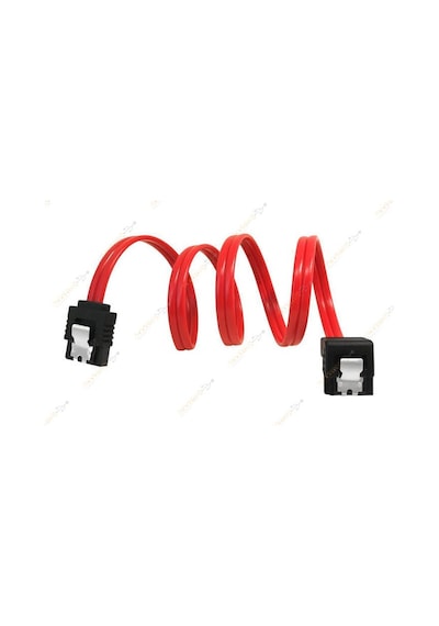 40 Cm Sata Data Kablo - 90 Derece - Metal Klip