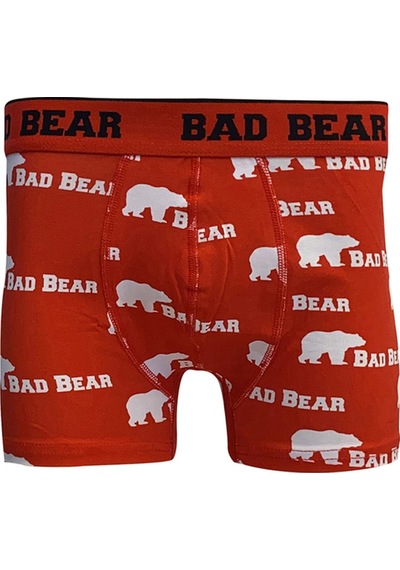 Bad Bear Bear Ateş Kırmızı Erkek Boxer-Kırmızı