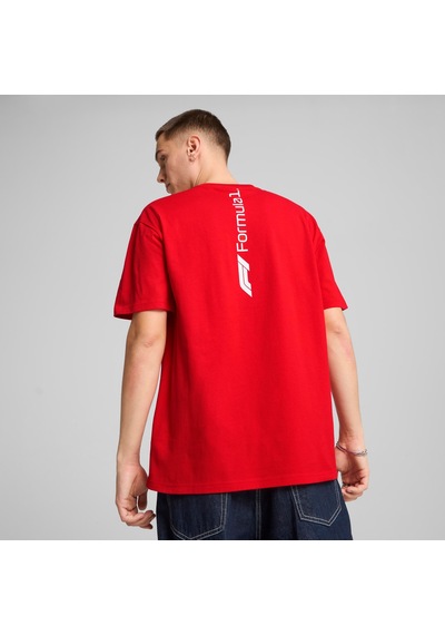 Puma F1 Ess+ Graphic Tee -relaxed Erkek Tişört KIrmızı