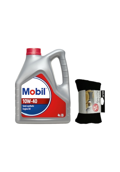 Mobil 10W-40 Motor Yağı 4 L + Seyahat Boyun Yastığı