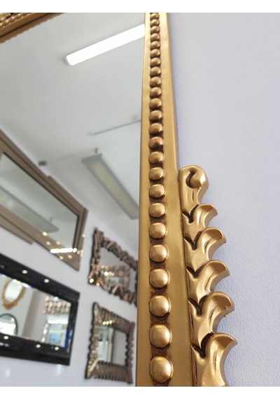 Ayna Denizi Lady Gold Model Altın Renk Dekoratif Ayna