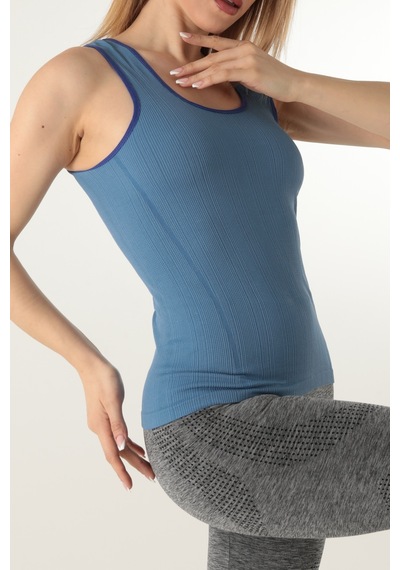Gigotto Kadın Seamless Fitilli Atlet 001